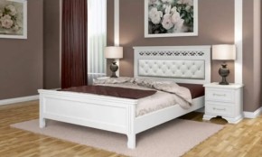 Тумба прикроватная 2ящ.  ГРАЦИЯ (лак) Белый / Белый (БМ) в Нижних Сергах - nizhnie-sergi.mebel-e96.ru