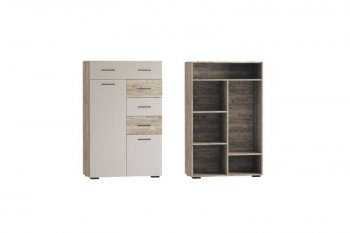 Комод Турин ЛДСП крафт серый/кашемир (ВВР) в Нижних Сергах - nizhnie-sergi.mebel-e96.ru