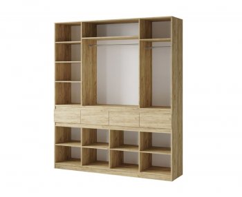 Шкаф 2000 мм Турин ЛДСП крафт серый/кашемир (ВВР) в Нижних Сергах - nizhnie-sergi.mebel-e96.ru