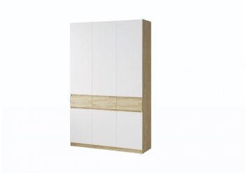 Шкаф 1500 мм Турин ЛДСП крафт/белый шагрень (ВВР) в Нижних Сергах - nizhnie-sergi.mebel-e96.ru