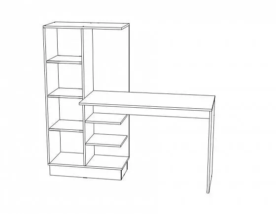 Стол компьютерный №1 Вега New Позитив (Миф) в Нижних Сергах - nizhnie-sergi.mebel-e96.ru