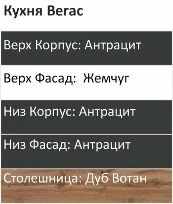 Кухонный гарнитур Вегас 3400 мм (Санвут) в Нижних Сергах - nizhnie-sergi.mebel-e96.ru